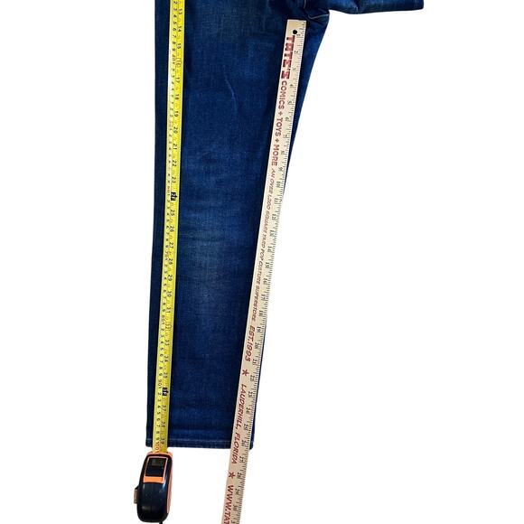 Express Women’s Slim Ankle Super High Rise Jeans Blue Denim Size 8R - Picture 6 of 10